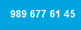 989 677 61 45 989 677 61 45